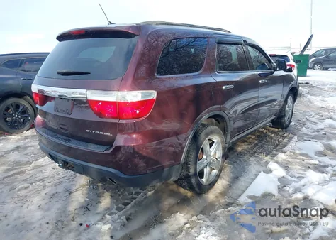 2012 Dodge Durango Citadel из США, поврежденный, VIN 1C4RDJEG5CC336544